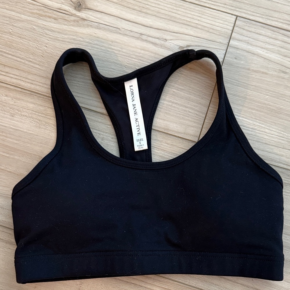 Lorna Jane Midnight Black Sports Bra